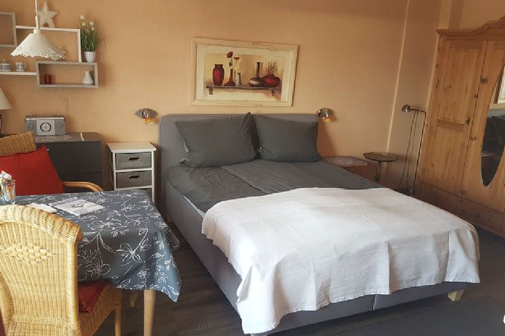 Appartement Meeresrauschen – Schlafbereich