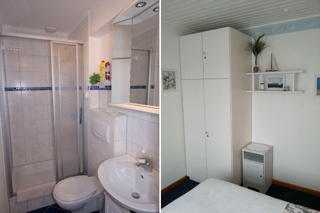 Wohnung Möwe – Badezimmer