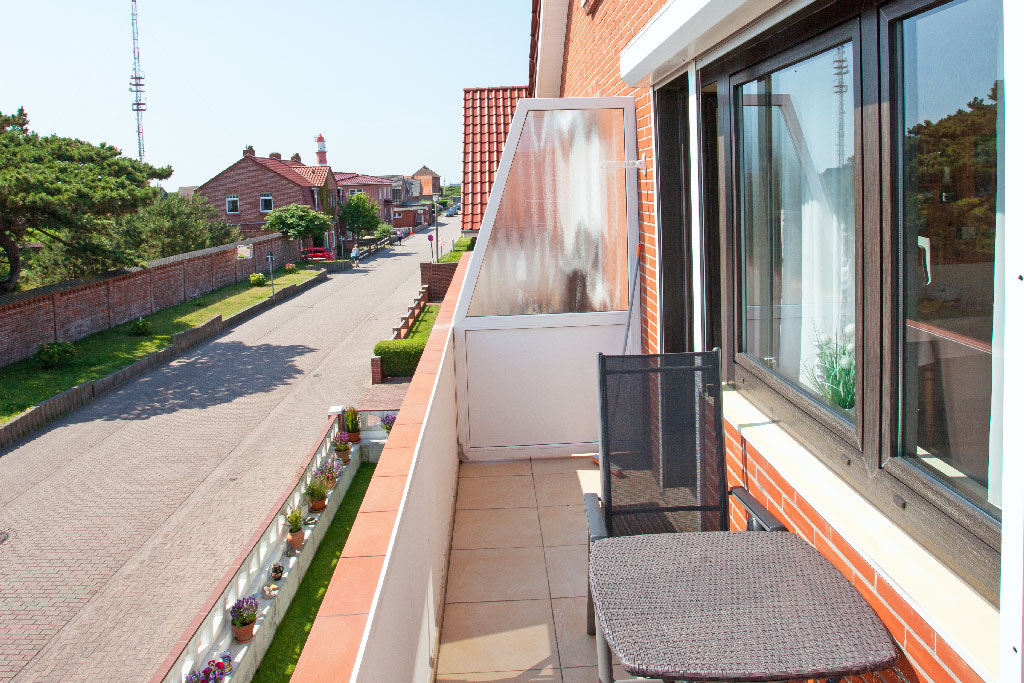Appartement Muschel – Balkon