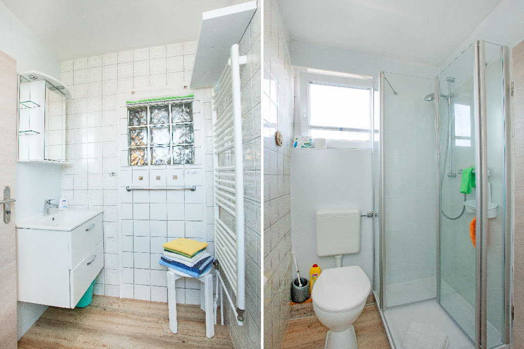 Appartement Muschel – Badezimmer
