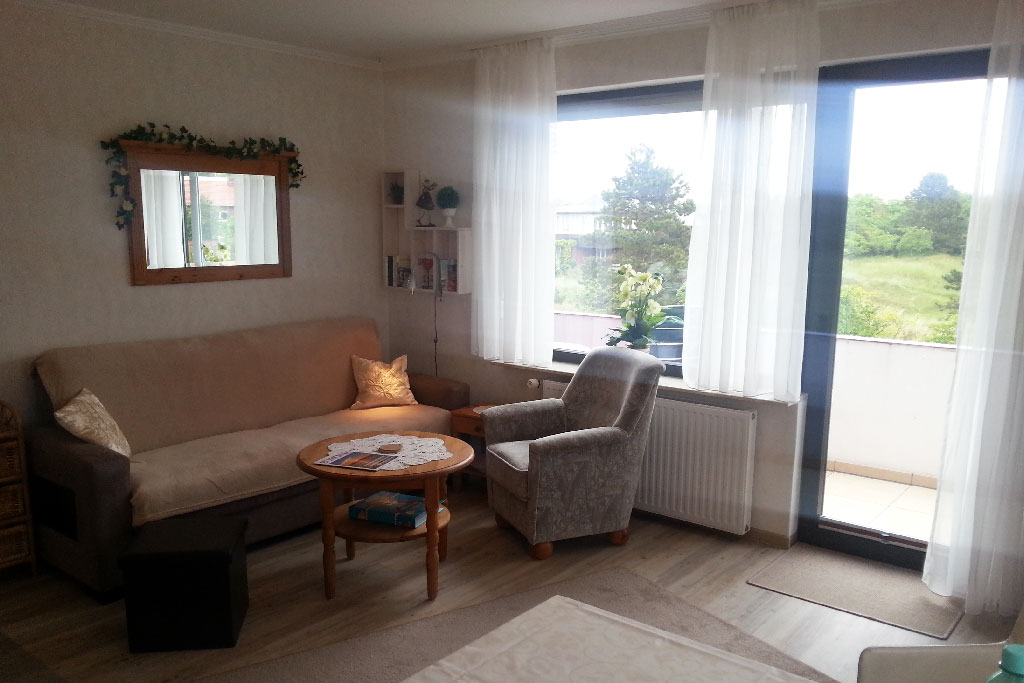 Wohnung Seestern – Wohnbereich