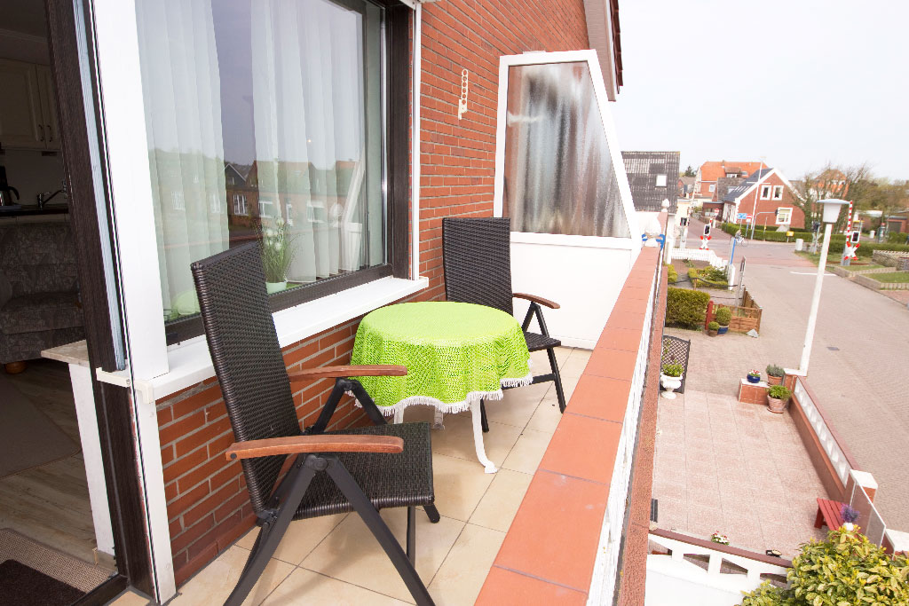 Wohnung Seestern – Balkon